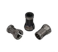 Lot de 3 mandrins de serrage pour machine à graver et tailler routeur électrique, adaptateur en acier au carbone 6 mm, 6,35 mm, 8 mm, compatible avec fraise à bois, 1 ou 3 pièces