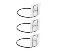 Lot de 3 mangeoires pour chat - Support mural pour gamelle de nourriture pour chien - Solide et stable - Style minimaliste - Notre étagère murale pour animaux de compagnie - Lot de 3 gamelles d'eau