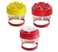 Lot de 3 mangeoires pour colibris - Avec sangle réglable - Pour oiseaux sauvages