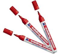 Lot de 3 marqueurs 750 par Edding Lot de 3 rot