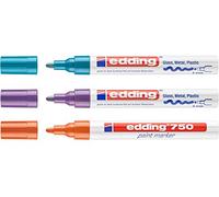 Lot de 3 marqueurs 750 par Edding Lot de 3 Sortiert Zusatzfarben 2