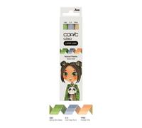 Lot de 3 marqueurs à alcool - Copic Ciao - Natural Palette - Layer & Mix