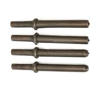 Lot de 3 marteaux à rivet pneumatique avec 1 embout couplé pour outils pneumatiques Construction en acier 45# 12 cm de longueur Poignée 401 compatible pour les applications de rivetage