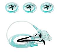 Lot de 3 - Masque à oxygène standard pour enfants avec tuyau de 6,6 pieds et élastique réglable - Masque respiratoire O2
