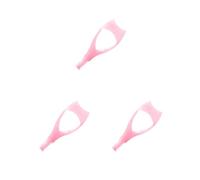 Lot de 3 masques 3 en 1 pour femme - Portable - Recourbe-cils naturels - Guide d'application - Protection des yeux - Accessoire de maquillage - Fournitures de beauté