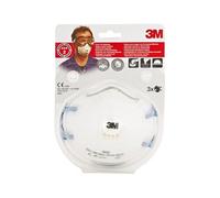 3M Masques anti-poussière FFP2 à valve – Lot de 3
