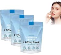 Lot de 3 masques de menton de chinologie, masque de levage de menton de chinologie, masque de levage à double menton, masque de levage hydratant au collagène pour tous les types de peau