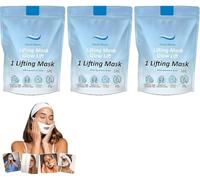 Lot de 3 masques de menton de chinologie, masque de levage de menton de chinologie, masque de levage double menton, masque de levage en V, masque facial au collagène pour homme et femme