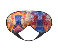 Lot de 3 masques de sommeil en forme de cônes qui coulent - Masque de sommeil double face pour homme et femme - Occultant pour dormir et voyager