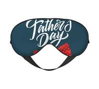 Lot de 3 masques de sommeil « Happy Father's Day » - Double face - Pour homme et femme - Occultant pour dormir et voyager