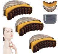 Lot de 3 masseurs de drainage lymphatique doux, brosse pour le visage pour le contour lymphatique, ajustement précis de la peau, design ergonomique, contour du menton et de la mâchoire