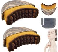 Lot de 3 masseurs de drainage lymphatique doux, brosse pour le visage pour le contour lymphatique, ajustement précis de la peau, design ergonomique, contour du menton et de la mâchoire