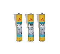 Lot de 3 mastic-colle à prise rapide SIKA Sikaflex G 139 - Blanc - 300ml