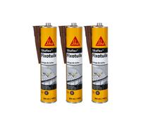 Lot de 3 mastic-colles souples SIKA Sika Fixotuile - Terre cuite - 300ml