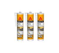 Lot de 3 mastics colles SIKA Sikaflex 143 Rapide - Blanc - 290ml