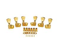 Lot de 3 mécaniques de verrouillage de guitare 21:1 avec poignée Keystone pour guitares acoustiques/LP Les Paul/SG/ES - Doré