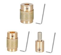 Lot de 3 meules diamantées en céramique et verre teinté - Outil de meulage à tête de meule - Outils de teinture et fournitures - 2,5 cm, 1,9 cm, 1/4"