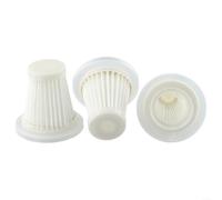 Lot de 3 microfiltres portables pour aspirateur sans fil conçus pour filtrer les particules de poussière fines et soutenir l'efficacité de fonctionnement de l'aspirateur