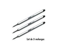 Lot de 3 mines de rechange LAMY pour roller encre noire