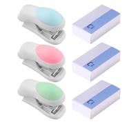 Lot De 3 Mini Agrafeuses, Petites Agrafeuses Colorées, Agrafeuses Avec Agrafes, Agrafeuses Portables, Agrafeuses Mignonnes Pour Étudiants, Adaptées À La Maison, À L'École, Au Bureau