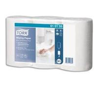 Lot de 3 Mini bobines papier d'essuyage plus à dévidage central M1 120 mètres, non prédécoupé blanc G