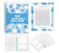 Lot de 3 mini classeurs A5 transparents en PVC pour le bureau et le rangement offrant une flexibilité dans la gestion de vos notes