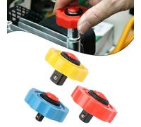 Lot de 3 mini clés à cliquet 1/4", 3/8", 1/2" pour réparation de maison, voiture et jouets - Acier au chrome vanadium avec finition oxydée, poignée moletée antidérapante et levier de recul à