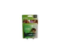 Lot de 3 mini disques DVD+RW TDK 30 minutes 1,4 Go avec tui