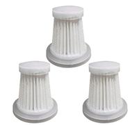 Lot de 3 mini filtres d'aspirateur lavables, réutilisables, filtre de style HEPA facile à nettoyer, pour aspirateurs à main fins V7/V8/V10/V11