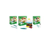 BSM - Lot de 3 Jeux Scientifique : Mini Fourmis City + Mini Lombric city + Mini Escargot City - Jeu Ludique pour enfant - Élevage Escargot - Ferme à Fourmis - Ferme à vers de terre - WS 929/3
