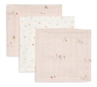 Lot de 3 mini langes Pretty Picnic (31 x 31 cm)