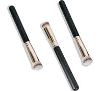 Lot de 3 mini pinceaux à fond de teint anti-cernes ronds avec marqueur anti-cernes précis, taches noires pour les yeux, pas de poudre adhésive, transition naturelle, convient pour le maquillage