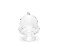 Lot de 3 mini présentoirs à gâteaux en verre transparent pour mariage