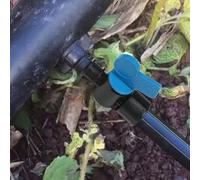 Lot de 3 mini robinets à boisseau sphérique de 16 mm avec écrous de verrouillage pour un débit d'eau efficace dans l'irrigation (50 pièces)