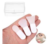 Lot de 3 mini spatules de maquillage en silicone pour masque cosmétique, crème pour les yeux, lotion pour le corps, sérum, beurre corporel