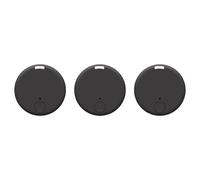 Lot de 3 mini-traceurs GPS pour vehicules, localisateur de cles, traceur GPS pour animaux de compagnie, noir
