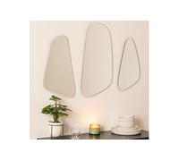 Lot de 3 miroirs organiques Aidan