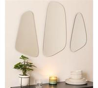 Lot de 3 miroirs organiques Aidan Atmosphera Argent G