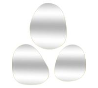 Atmosphera Miroirs organiques Lida – Lot de 3 32/44,5/47 cm – Or
