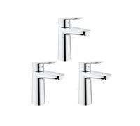 Lot de 3 Mitigeurs lavabo BauLoop Taille M