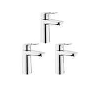 Lot de 3 Mitigeurs lavabo BauLoop Taille M