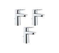 Lot de 3 Mitigeurs lavabo BauLoop Taille S