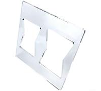 Lot de 3 modèles d'incrustation papillon en acrylique transparent pour le travail du bois, incrustations décoratives en bois, réparation de fissures, dalles de bords vivants pour meubles, bricolage (2