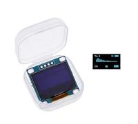 Lot de 3 modules d'affichage 128 x 64 I2C, avec écran bleu jaune blanc, pour Arduino pour Raspberry Pi pour STM32, pour ESP32 pour projets Mega Comprend 10 fils (bleu)