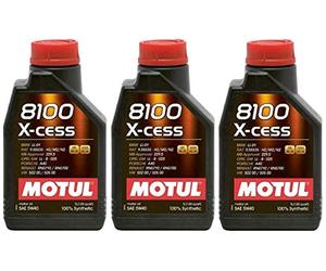 Lot de 3 MOTUL 8100 X-cess 5W40 1L