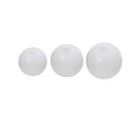 Lot de 3 moules à billes en silicone transparent pour moulage de résine époxy 3D