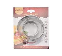 Lot de 3 moules à chocolat en acier inoxydable pour sucettes, chocolats, bonbons durs, outils de modelage, parfaits pour la découpe de sucettes, bonbons et gâteaux