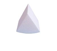 Lot de 3 moules à gâteau en mousse en forme de triangle - 9,5 x 9,5 x 7 cm