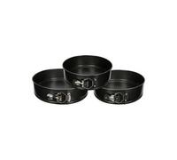 -Lot de 3 moules à gâteaux à manqué démontables