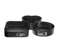5five Lot de 3 moules démontables "Best" en métal 26 cm Noir